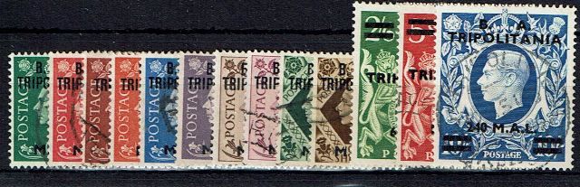 Image of BOFIC ~ Tripolitania SG T14/26 FU British Commonwealth Stamp